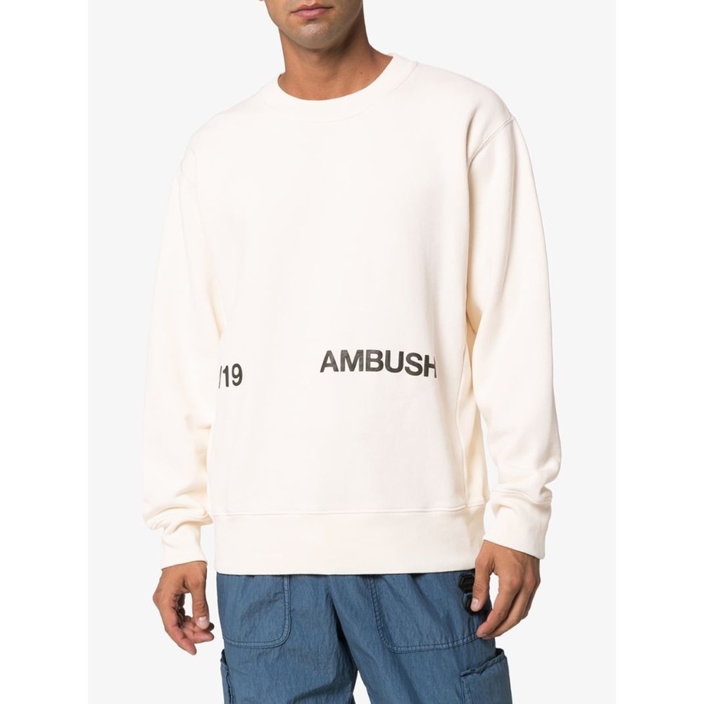 /19 Ambush A Mortal With The Potential Of A Super Human Crewneck Sweatshirt Sz 3